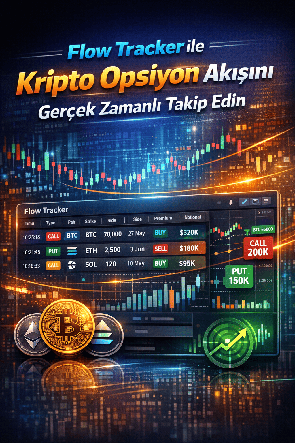 Flow Tracker: Kripto Opsiyon Akisi Rehberi | Borsa Notum